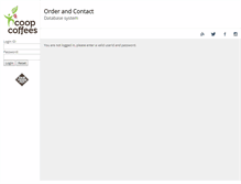 Tablet Screenshot of coopcoffeesbeans.com
